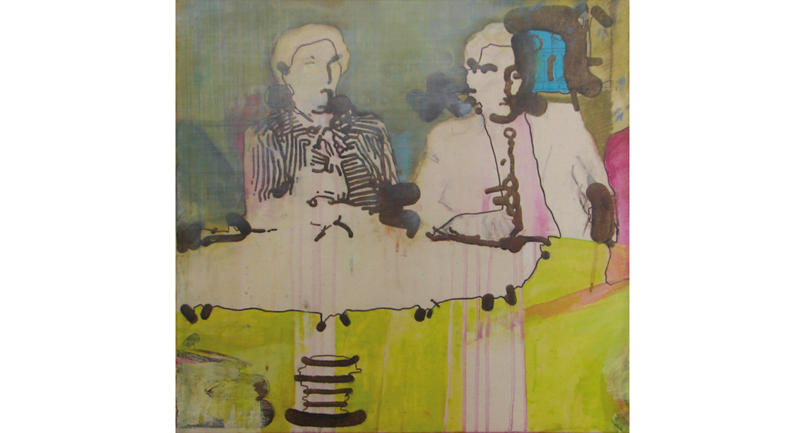 Familienporträt Malerei Art Uwe Grellneth